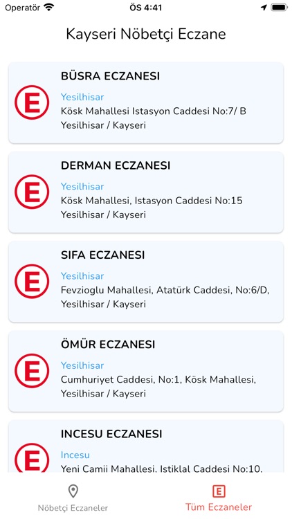 Kayseri Nöbetçi Eczane screenshot-3