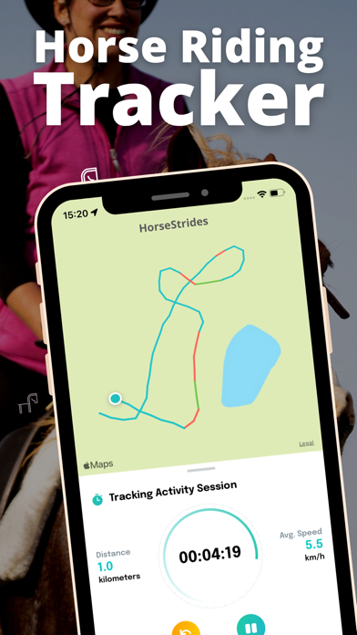 Horse Riding Tracker - Strides Screenshot