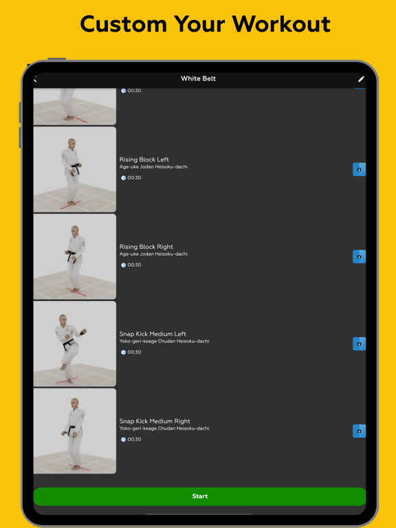 Karate Workout - Master Karate iPad screenshot 6 - Health & Fitness app
