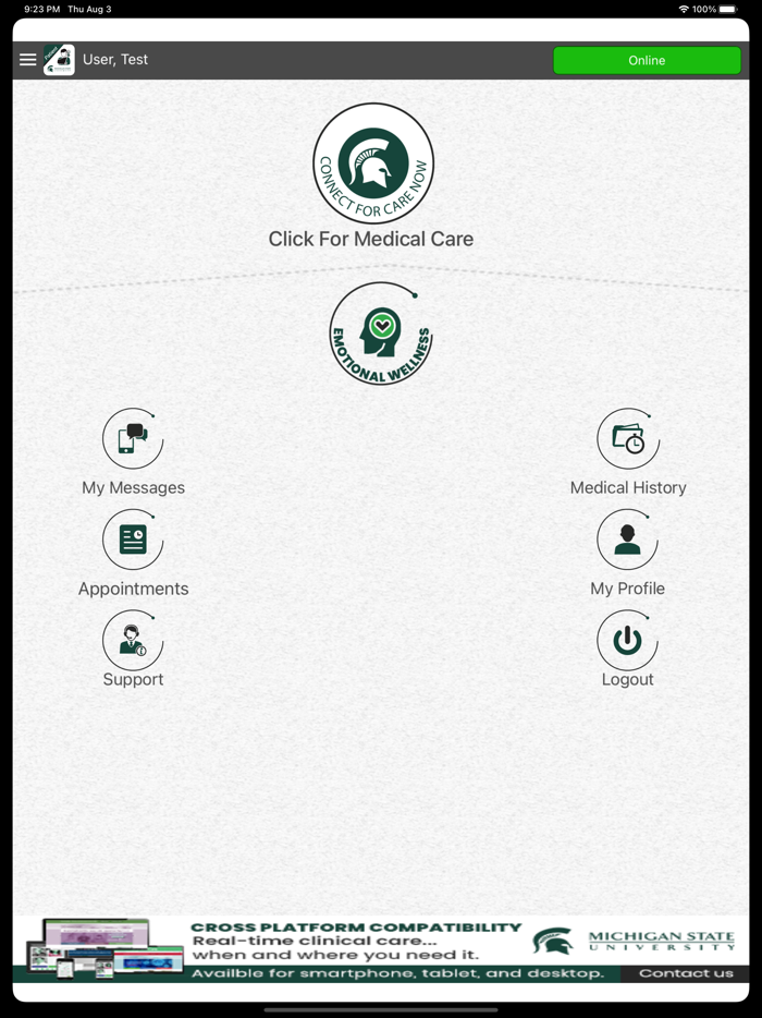 OnlineCare MSU Patient