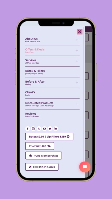 Pure Medical Boutique Screenshot