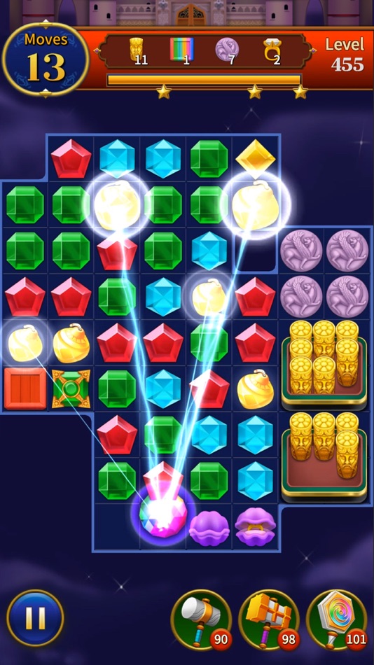 #5. Jewels Match : Puzzle Game (iOS) Podle: FunnyPack Inc.