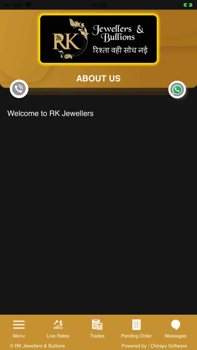 R K Jewellers & Bullions Screenshot
