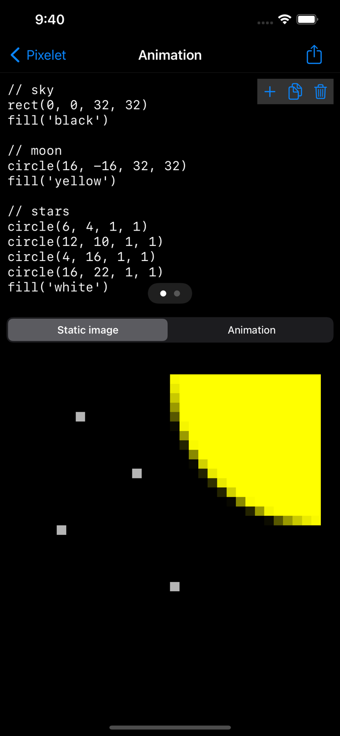 Pixelet Pixel Art Programming