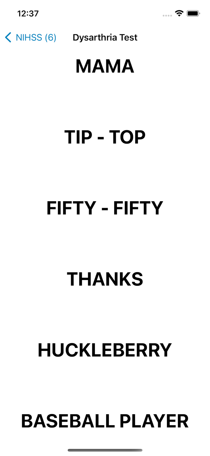 NIH Stroke Scale Calculator