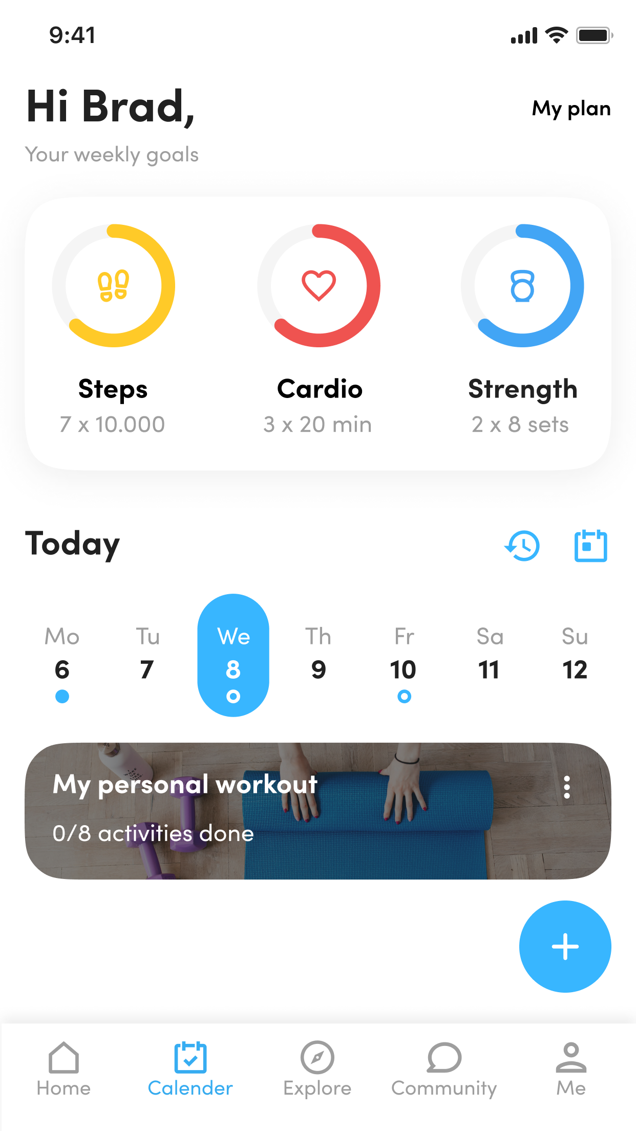 Big Fitness Online Platform