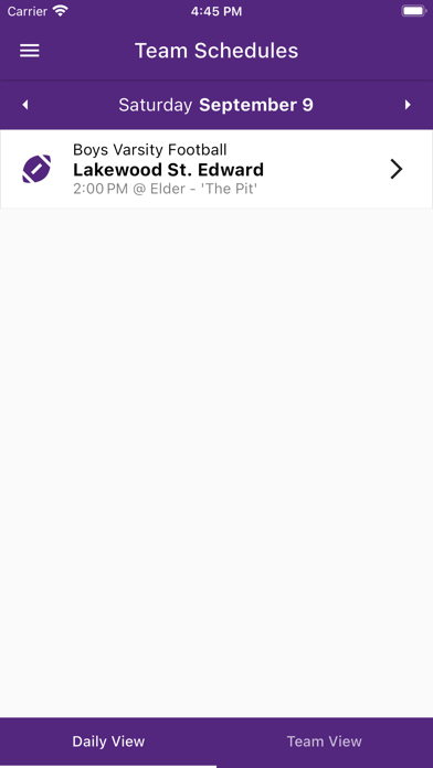 EHS Mobile Sports Screenshot