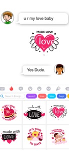 Love Stickers & Emojis screenshot #2 for iPhone