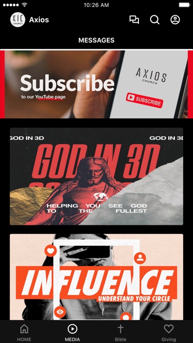 Axios Church Screenshot