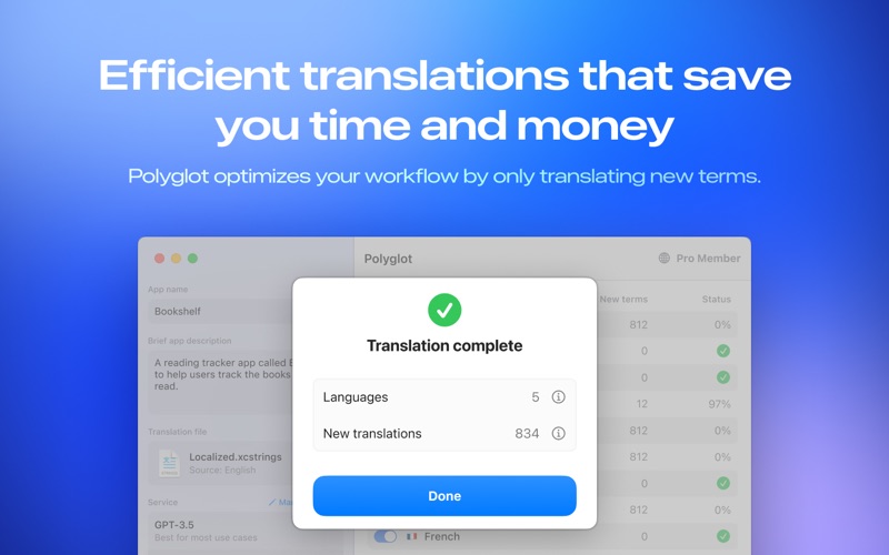 polyglot: ai app translator iphone screenshot 3