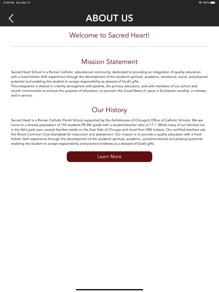 Sacred Heart School Chicago