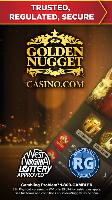 Golden Nugget WV Online Casino Screenshot