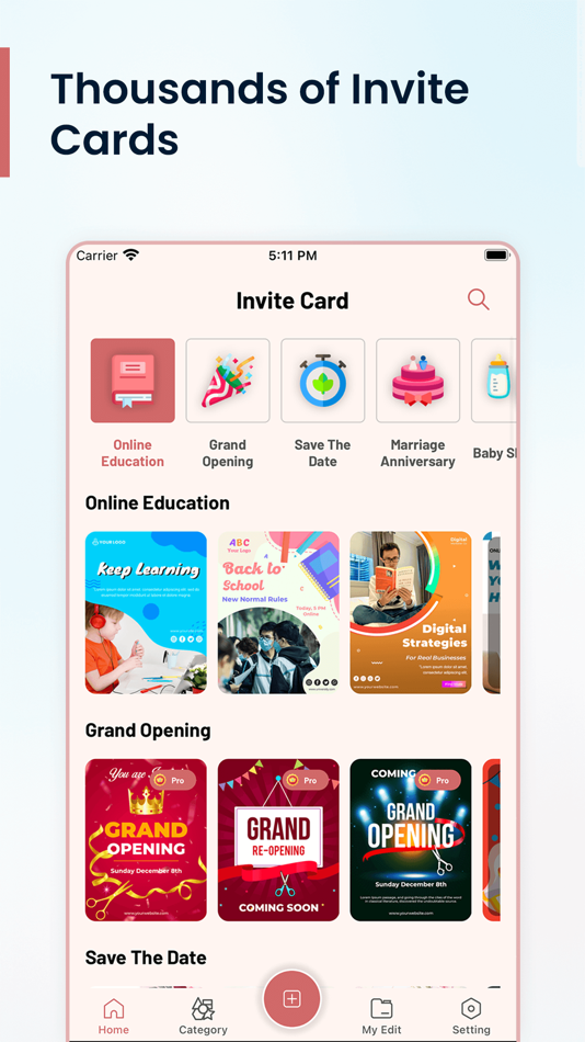 #4. Invite Card - Invitation Maker (iOS) 由: Sapna Chudasama