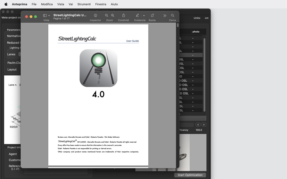 #6. Street Lighting Calc (macOS) 由: Marcello Brocato