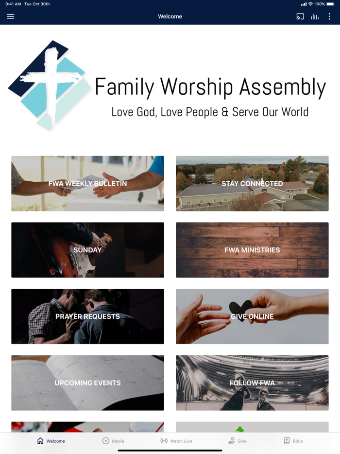 Family Worship Assembly App