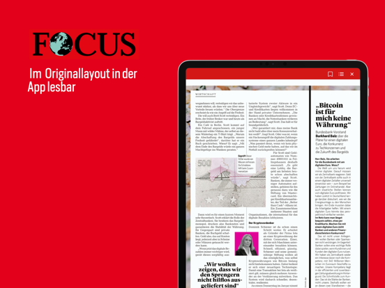 FOCUS Magazin iPad app afbeelding 3