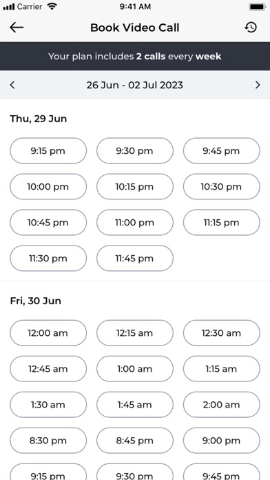 10X Performance Training Screenshot