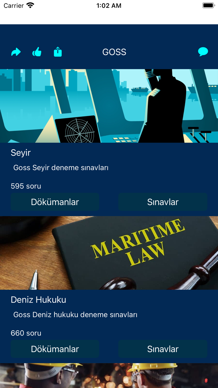 Denizcilik Sınavı GOSS