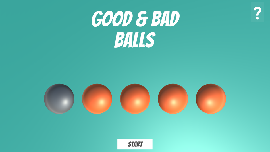 #1. Good & Bad Balls (iOS) By: Mandeep Singh Sidhu