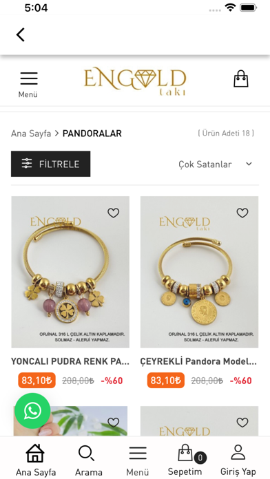 Engold Takı Screenshot