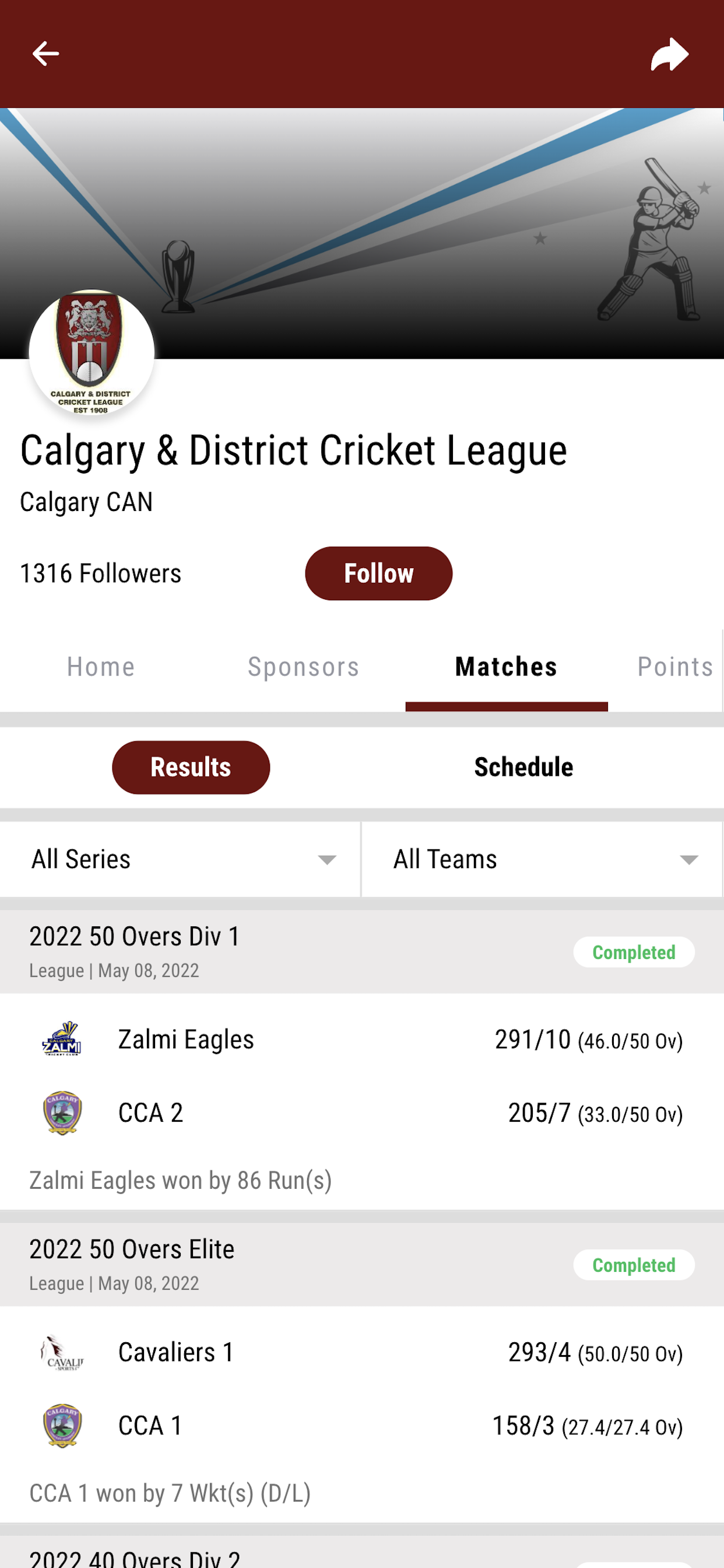 Cricket Calgary