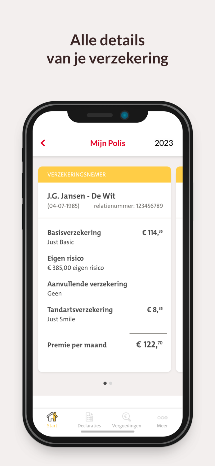 Just zorgverzekering