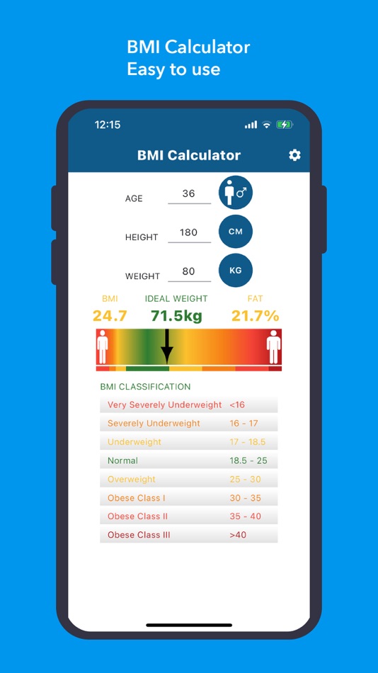 #3. BMI Calculator - Healthy & Fit (iOS) 由: Nhu Dinh Tao