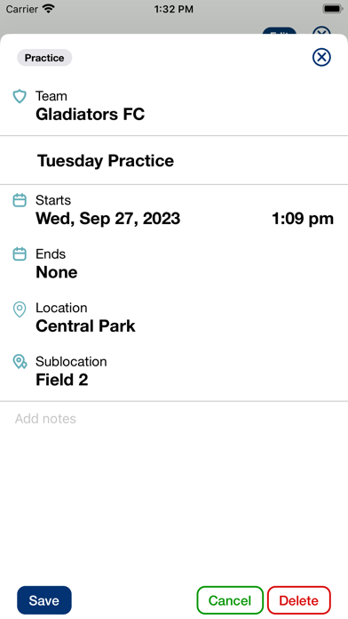 Celebration Athletics Screenshot