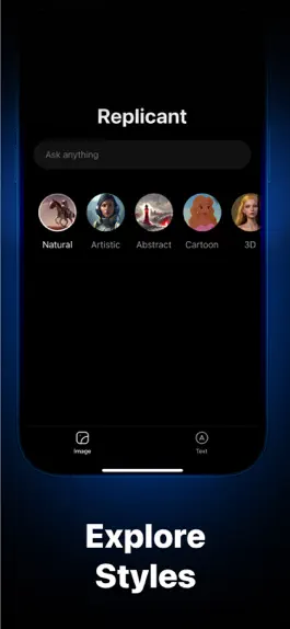 Game screenshot Replicant – AI Art & Text apk