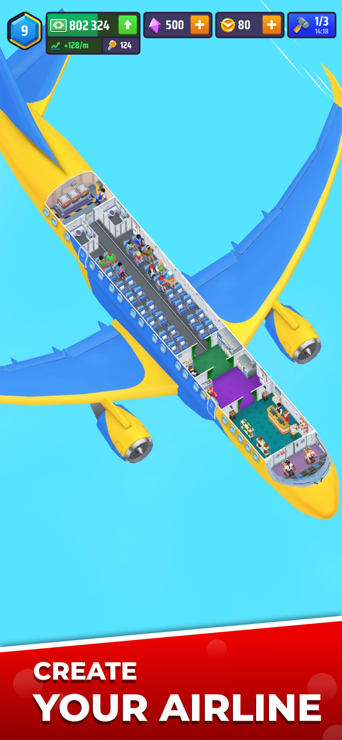 Idle Airplane Inc. Tycoon