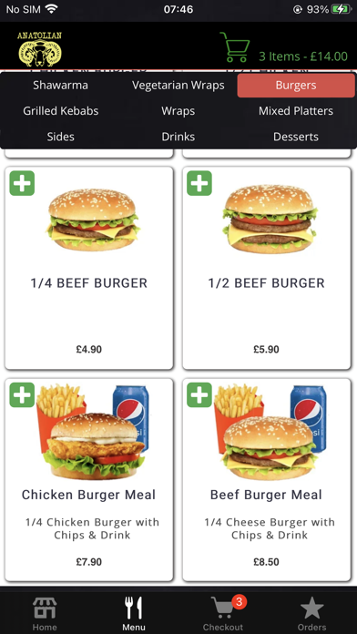 Anatolian Grill Cardiff Screenshot