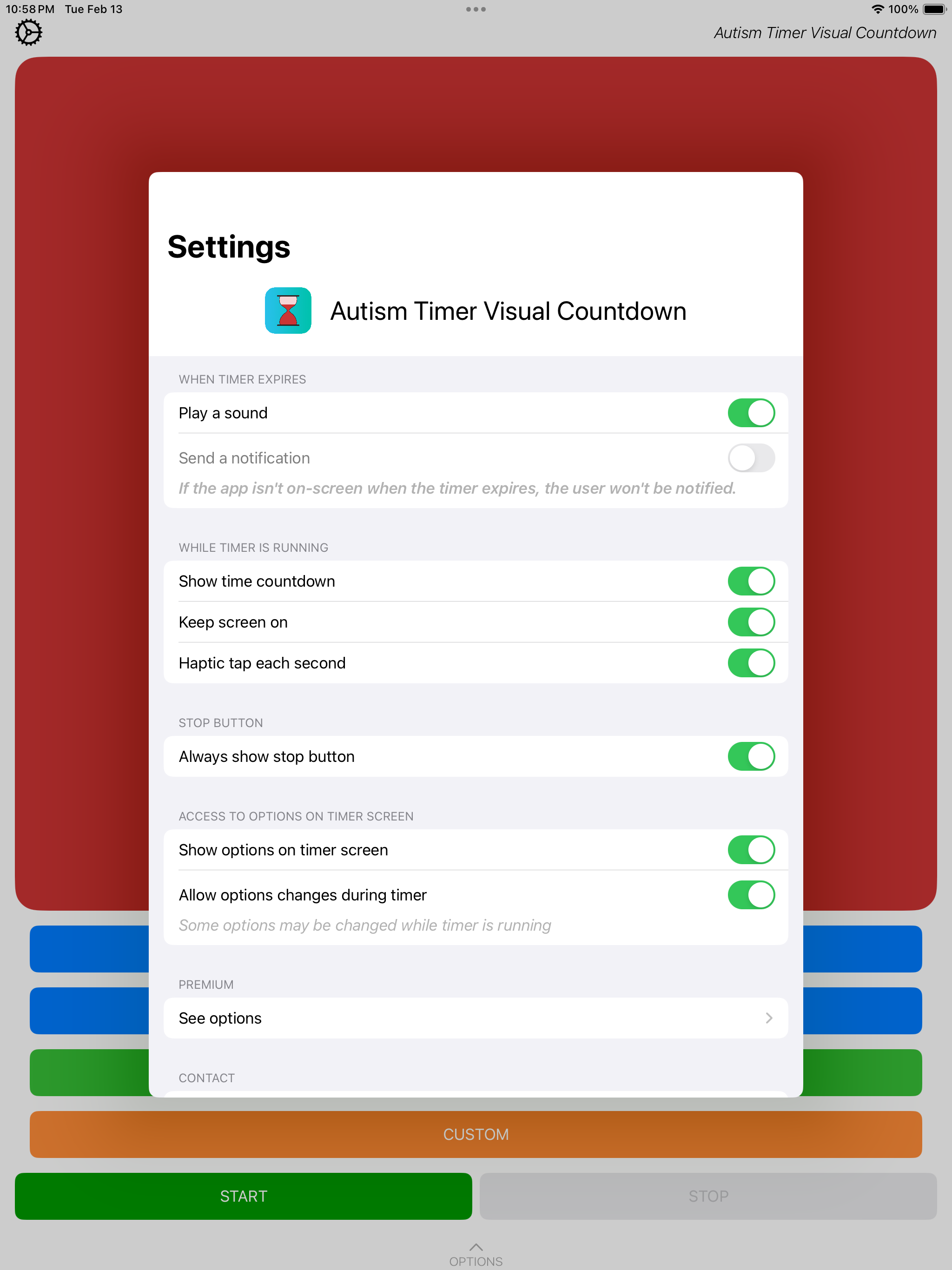 Autism Timer Visual Countdown
