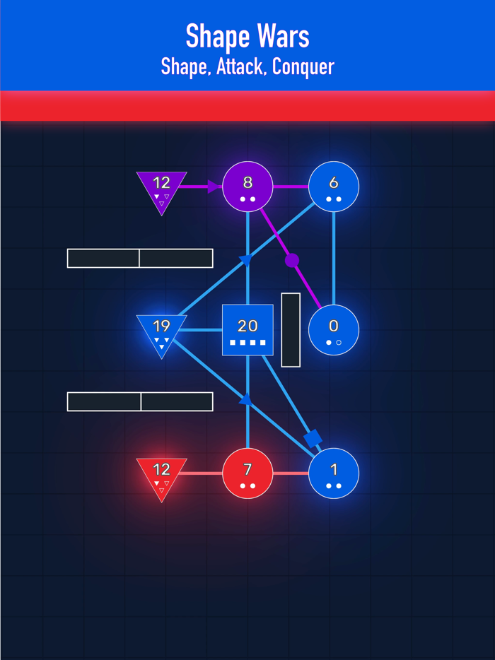 Shape Wars Strategy Game