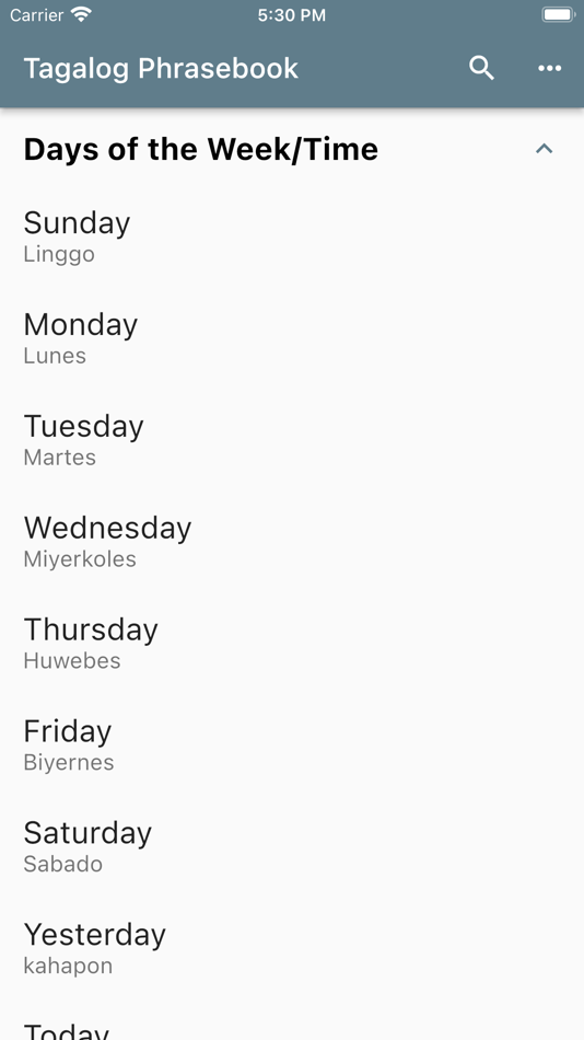 #2. Tagalog Basic Phrases (iOS) 由: Qvyshift LLC