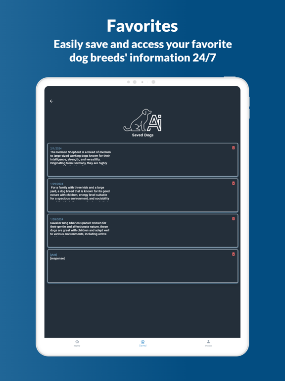 Dog AI - Breed Guide iPad screenshot 3 - Education app