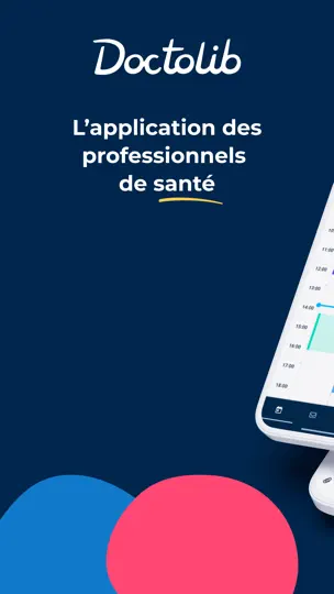 Capture d'écran de Doctolib Pro sur iPhone 1