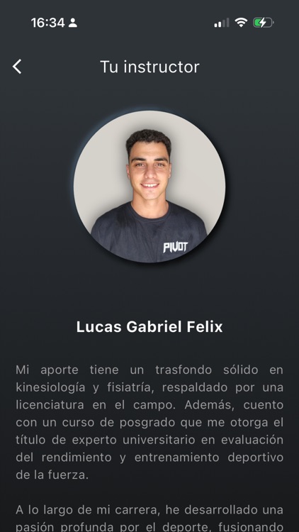 Pivot Planes de Entrenamiento