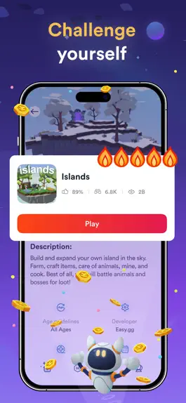 Game screenshot Kinjo: Play Games. Earn Robux. apk