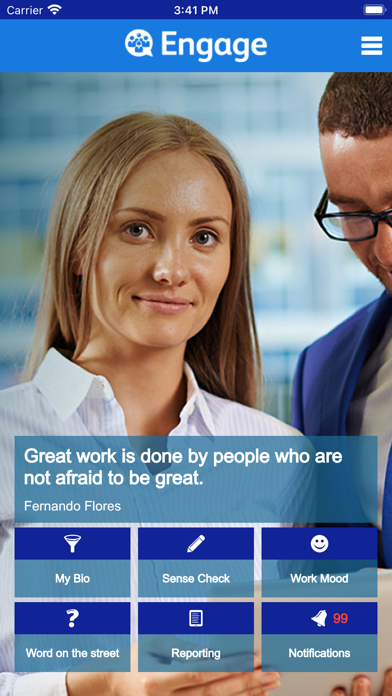 Engage for employee engagement Screenshot