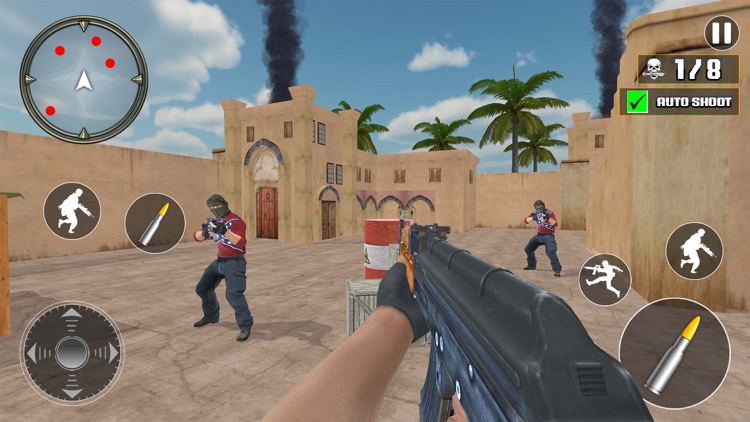 Gun Shooting Combat Strike War screenshot-3