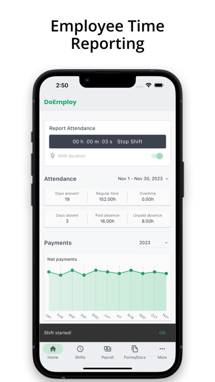 DoEmploy: Payroll & Attendance screenshot-6