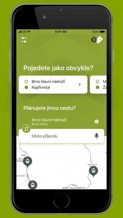 OneTicket – Jedna jízdenka Screenshot