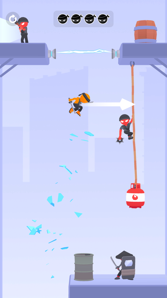 #4. Slicing Hero: Ninja Slice (iOS) Podle: ENDERUN BİLİŞİM SANAYİ VE DIŞ TİCARET LİMİTED ŞİRKETİ