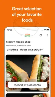 steak 'n hoagie shop iphone screenshot 2