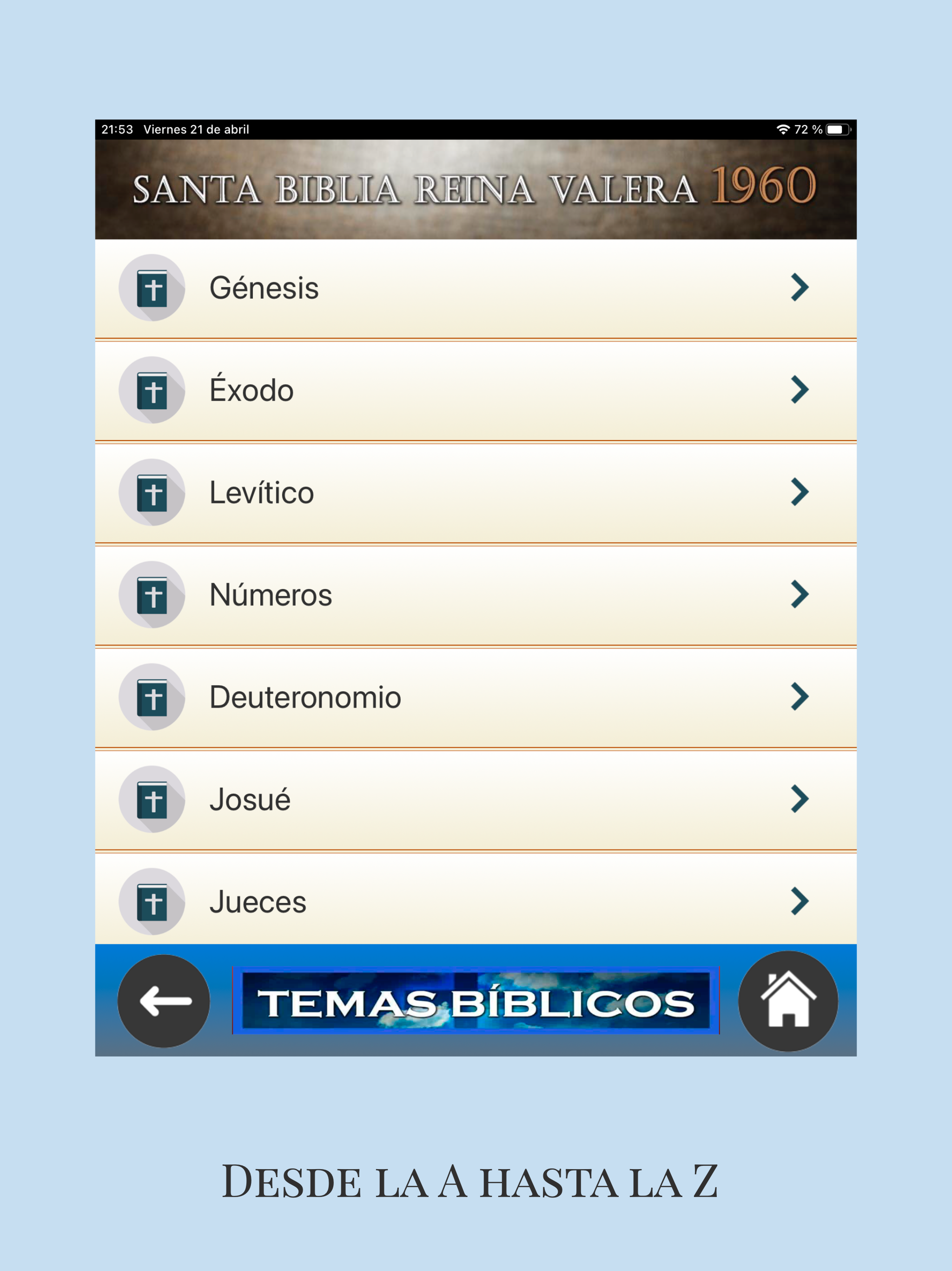 Temas Bíblicos Biblia RV 1960