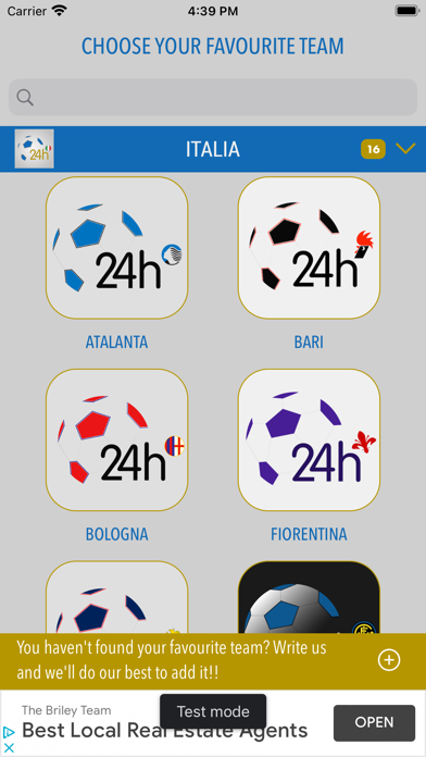 Calcio 24h Screenshot