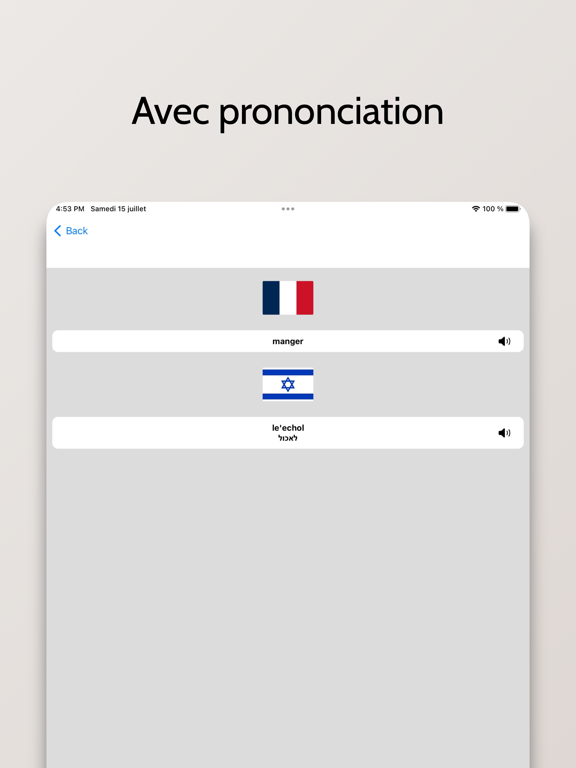 Screenshot #5 pour Dictionnaire Hébreu-Français
