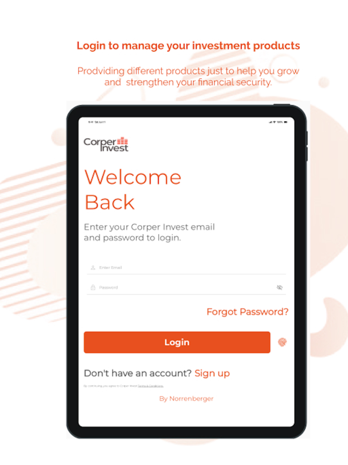 Corper Invest Mobile