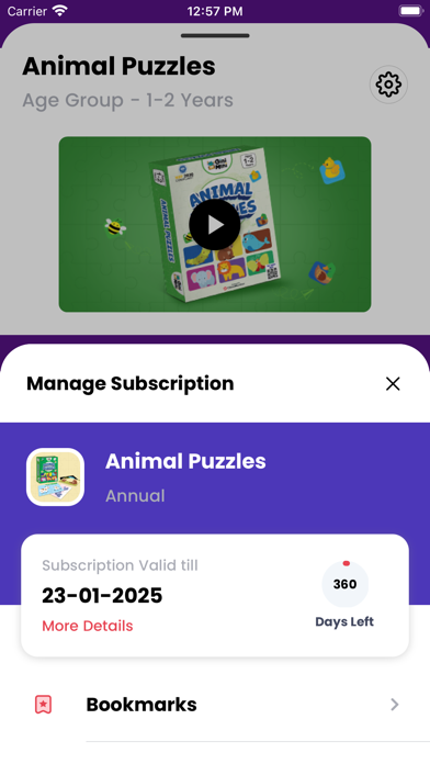 Ginimini app Screenshot