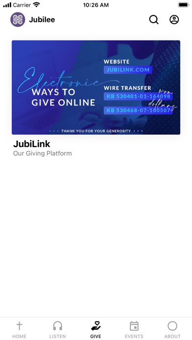 Jubilee Seoul Church Screenshot